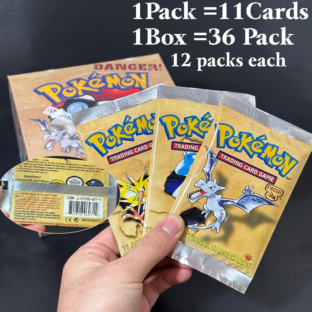 Pokemon TCG Vintage Booster Packs – Base Set, Jungle & Fossil