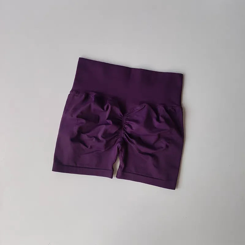 Ruched Butt Lift Yoga Shorts – High Waist Women's Workout Shorts