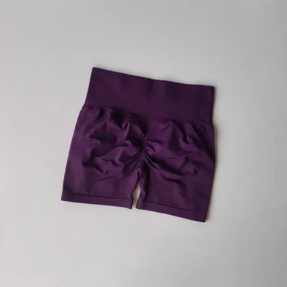 Ruched Butt Lift Yoga Shorts – High Waist Women's Workout Shorts