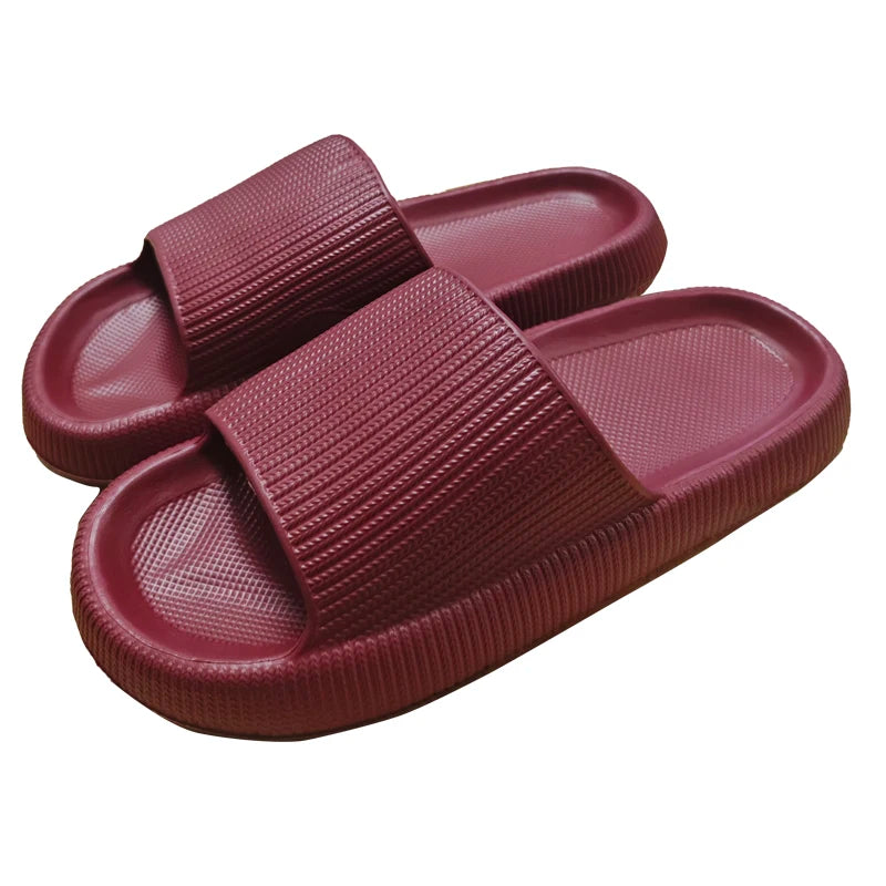 Cloud Slide Slippers Thick EVA Sole Indoor Home Shoes
