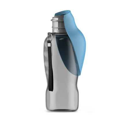 Portable Dog Water Bottle with Foldable Drinking Bowl