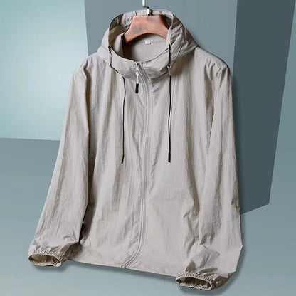 Sun Protection Hooded Jacket – Quick-Dry Lightweight Skin Coat for Men & Women