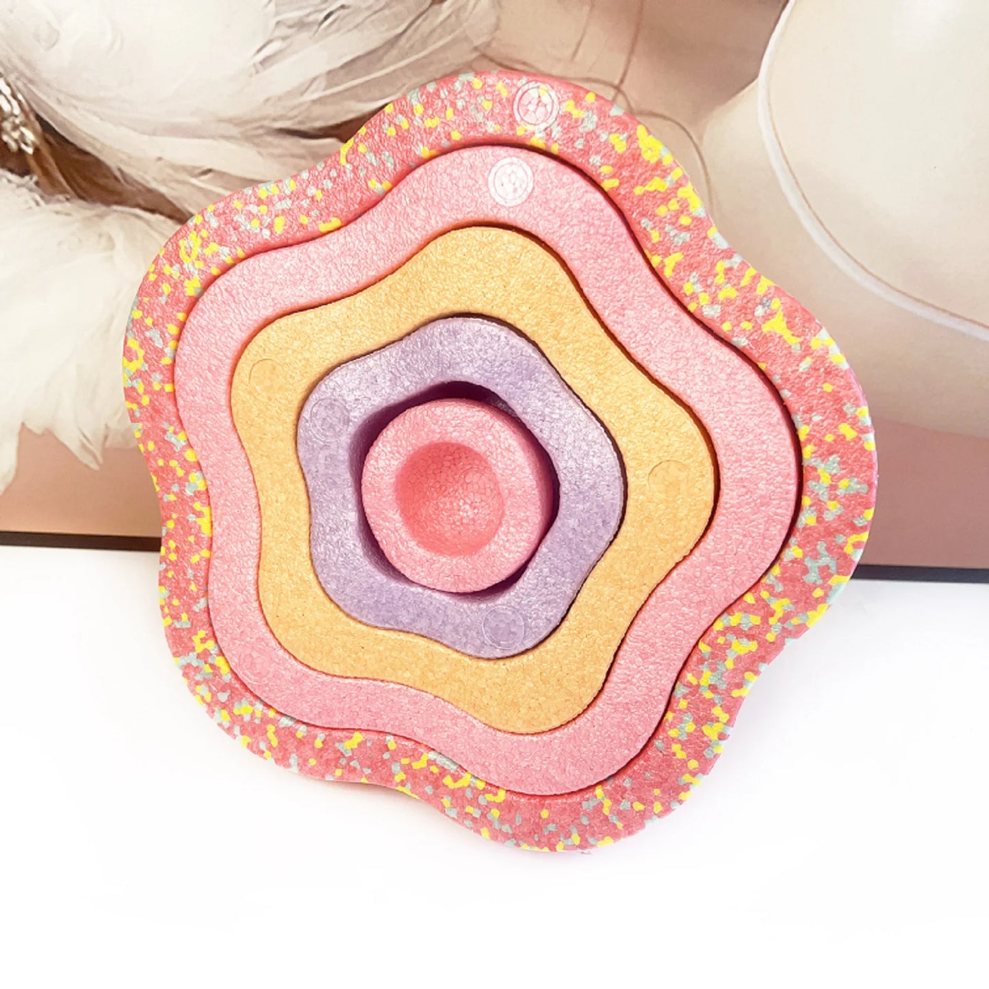 Kids Balance Stepping Stones Foam Sensory Toy – 5-Piece Set