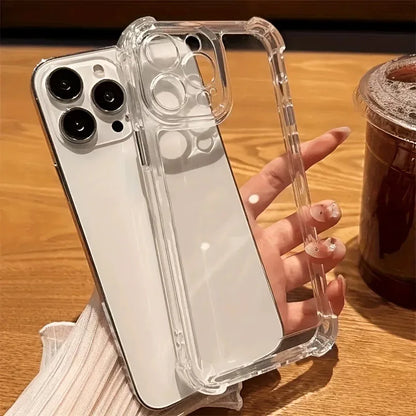 Four Corner Airbag Protection Drop Precision Hole Shockproof Case Iphone 17 16 15 14 13 12 11 Pro
