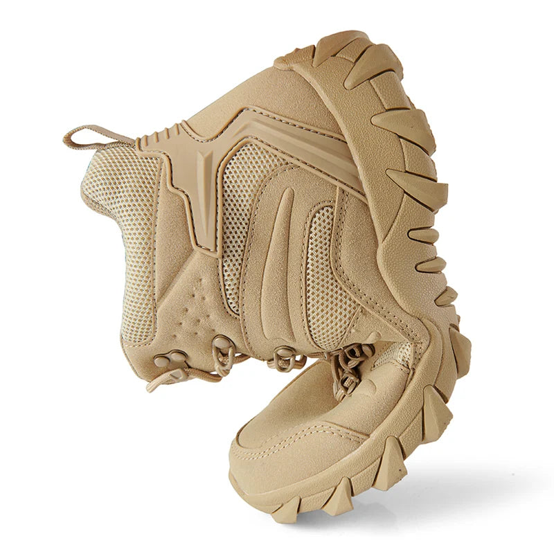 Men's Tactical Combat Boots – Outdoor Hiking & Training Shoes