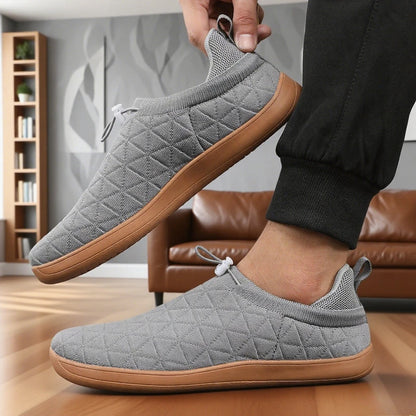 Men's Wide Barefoot Sneakers Breathable Mesh Zero Drop