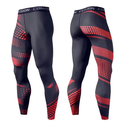 Men's Compression Leggings – Gym Training Tights & Sports Pants