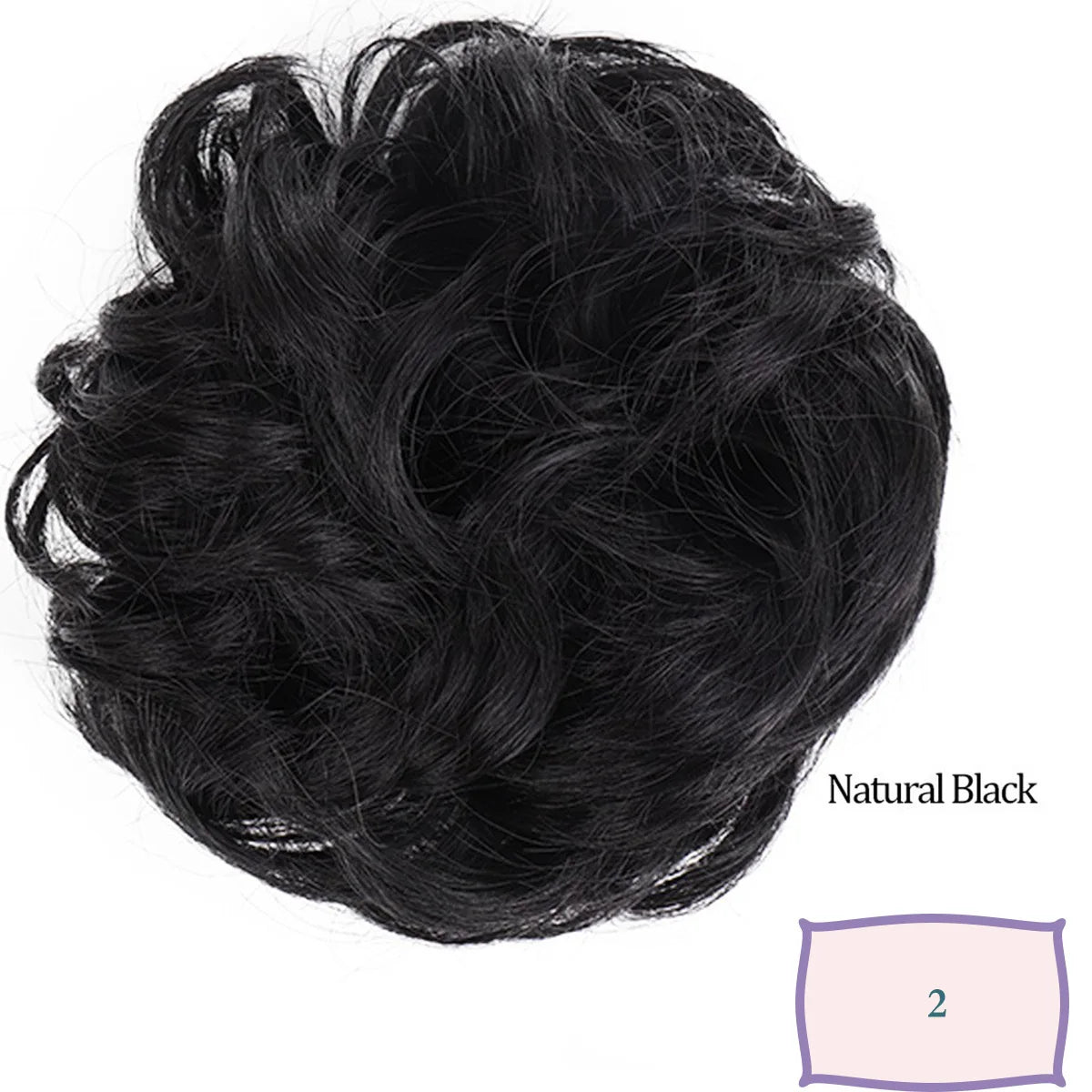 Synthetic Messy Hair Bun Chignon Scrunchies Fake Band Braid Elastic Hairpiece Tail Donut Updo Pieces