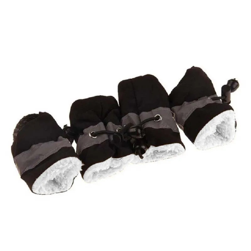 Puppy Shoes – Antiskid Waterproof Soft-Sole Dog Boots (4pcs)