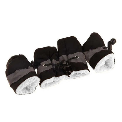 Puppy Shoes – Antiskid Waterproof Soft-Sole Dog Boots (4pcs)