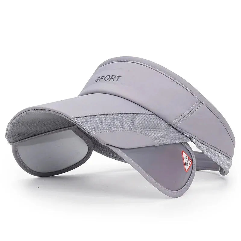 Sport Sun Visor Cap with Retractable Brim