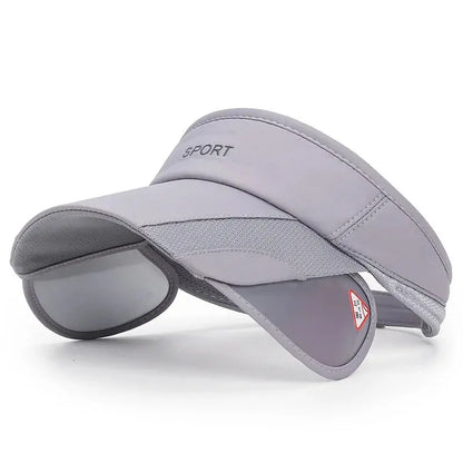 Sport Sun Visor Cap with Retractable Brim