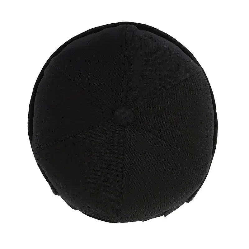 Docker Brimless Beanie Hat – Korean Streetwear Rolled Cap for Men & Women
