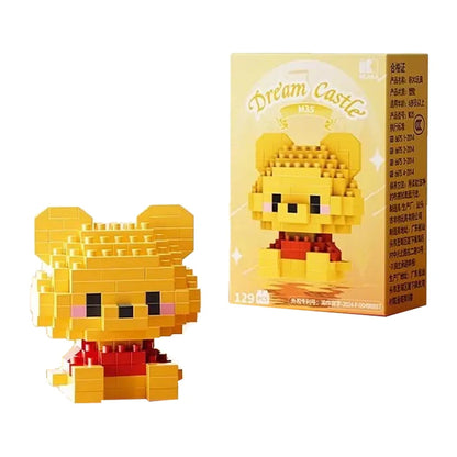 Disney Mini Building Blocks - Cute Character Micro Brick Figure Toy