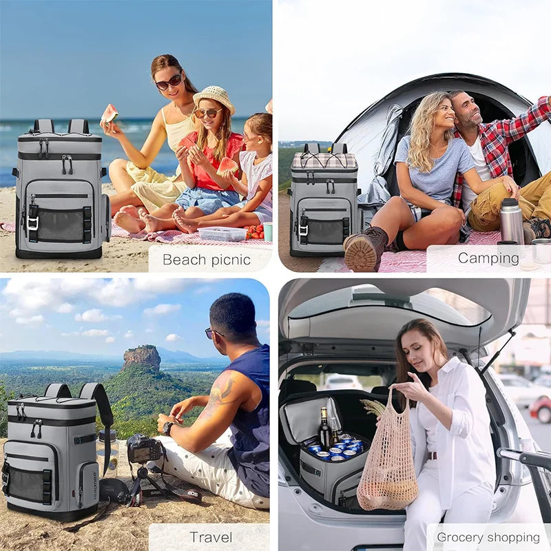 30L Insulated Cooler Backpack – Waterproof & Leak-Proof
