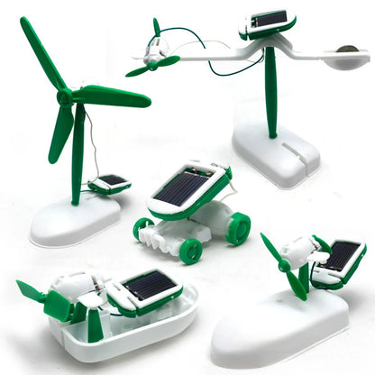6-in-1 Solar Power Robot Kit – DIY Science Toy for Kids