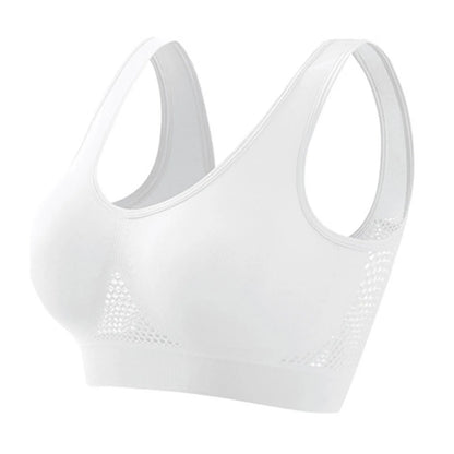 Seamless Sports Bra – High Support, Shockproof, Breathable Mesh