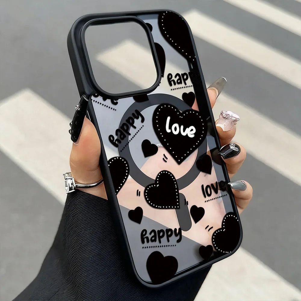 Leopard Print Phone Case Iphone 17 Pro 16 15 13 12 11 14 Max Matte Magsafe Magnetic Wireless Charge