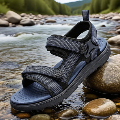 Men's Sport Sandals – Adjustable Strap Outdoor Beach Shoes