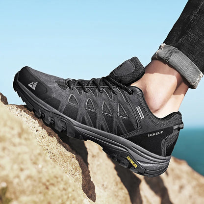 Men's Hiking Shoes – Breathable Lace-Up Outdoor Trekking Sneakers