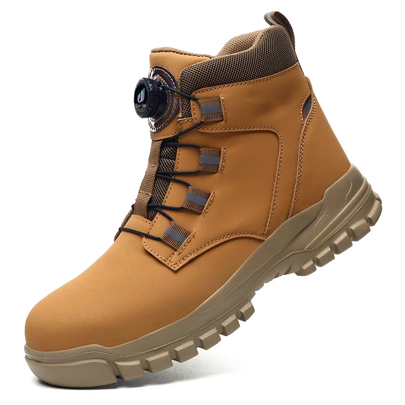 Steel Toe Safety Boots Men – Waterproof Chelsea Work Boots