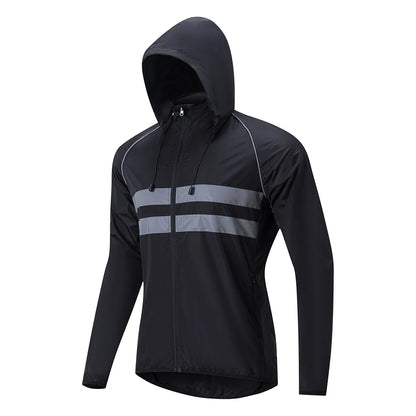 Cycling Windbreaker Jacket – Waterproof Reflective MTB & Road Bike Coat