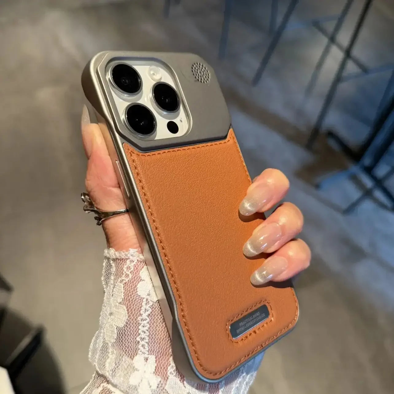 Aromatherapy Leather iPhone Case