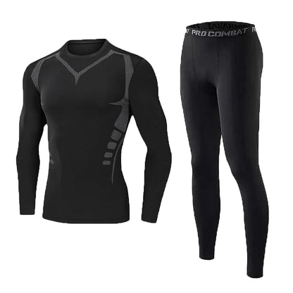 Men's Thermal Compression Set – Long Sleeve Top & Leggings