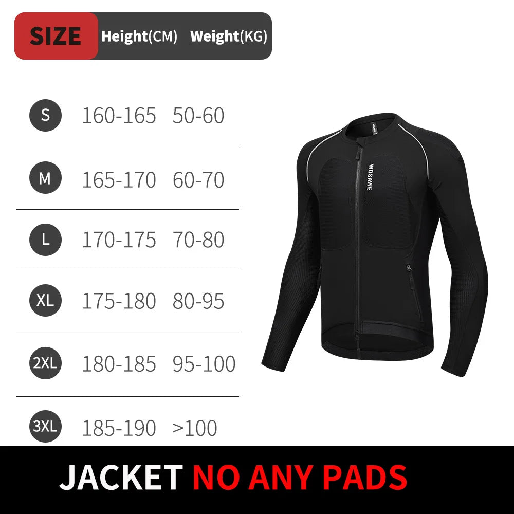 Men's Lightweight Motorcycle Riding Jacket with Armor Protection