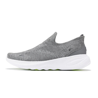 Slip-On Walking Shoes – Li-Ning Soft Go 2 Men's Knit Sneakers