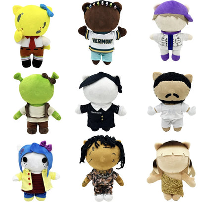 Hip-Hop Cat Plush Toy Doll – Rapper Style Stuffed Animal