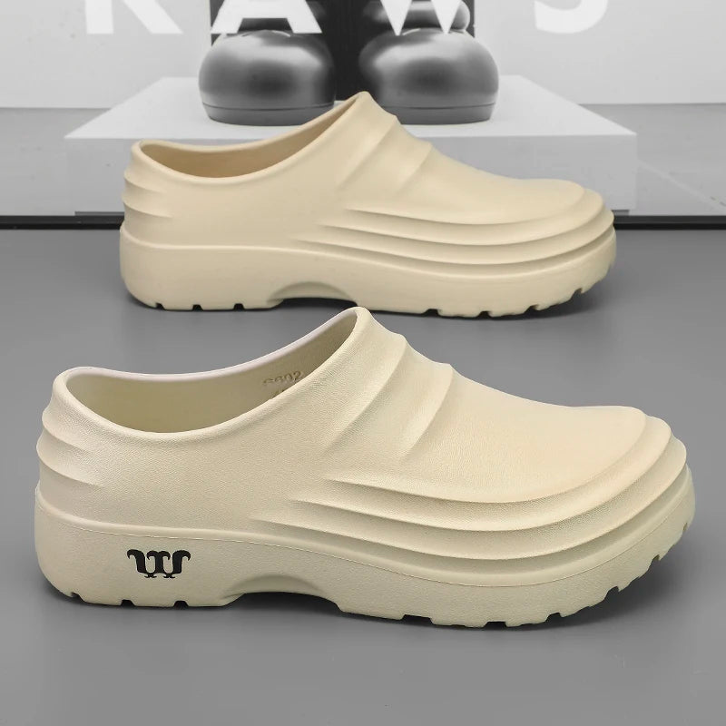 Non-Slip Chef Clogs – Oil-Proof Work Shoes for Kitchen