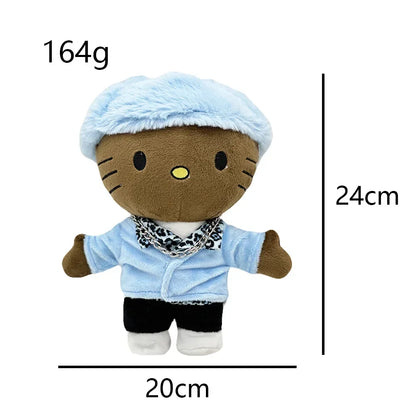 Hip-Hop Cat Plush Toy Doll – Rapper Style Stuffed Animal
