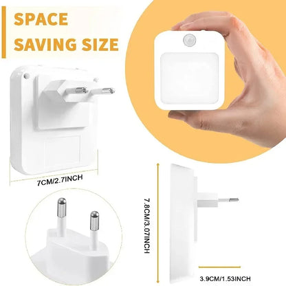 Night Light Motion Sensor Led Eu Us Plug Lamps Children S Night Light Wireless Lamp Bedside Table