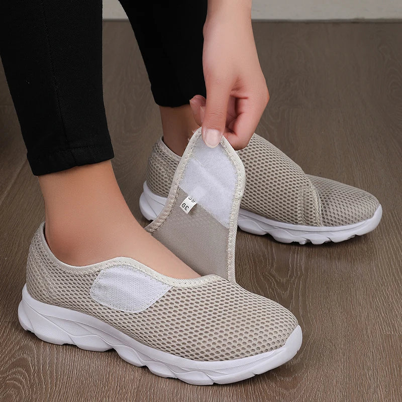 Wide Fit Orthopedic Slip-On Shoes for Women