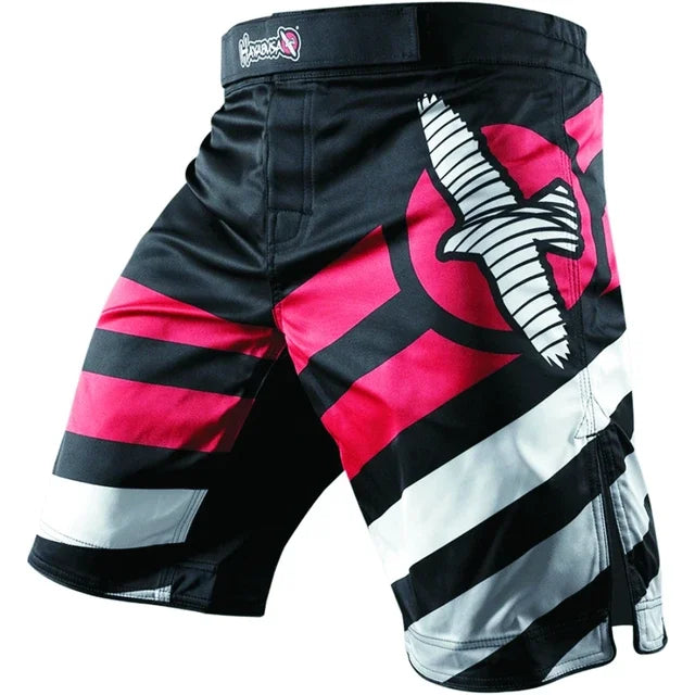 MMA Fight Shorts – Men's Breathable Kickboxing & Boxing Training Shorts