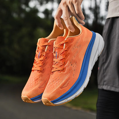 Running Shoes – Cushioning Breathable Mesh Off-Road Sneakers
