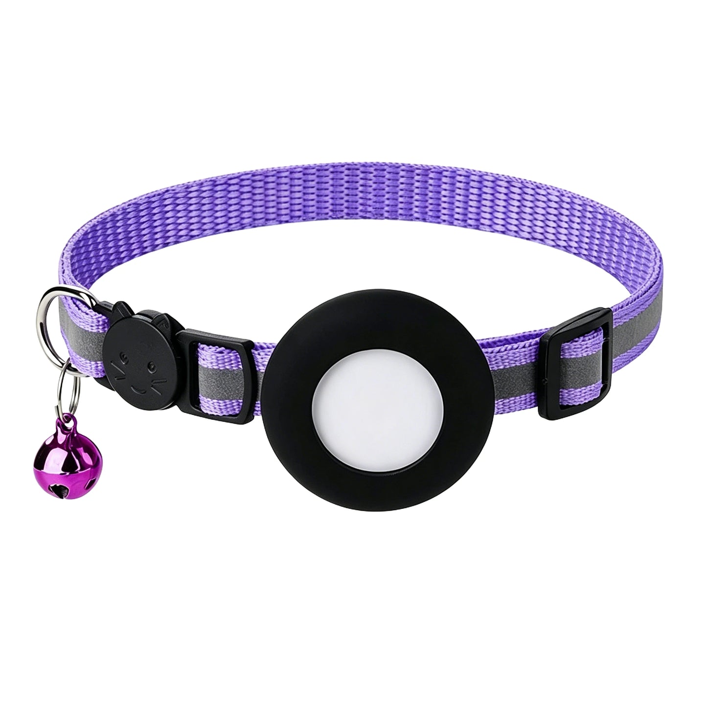 AirTag Pet Collar with GPS Holder – Adjustable Anti-Lost Collar for Cats & Puppies