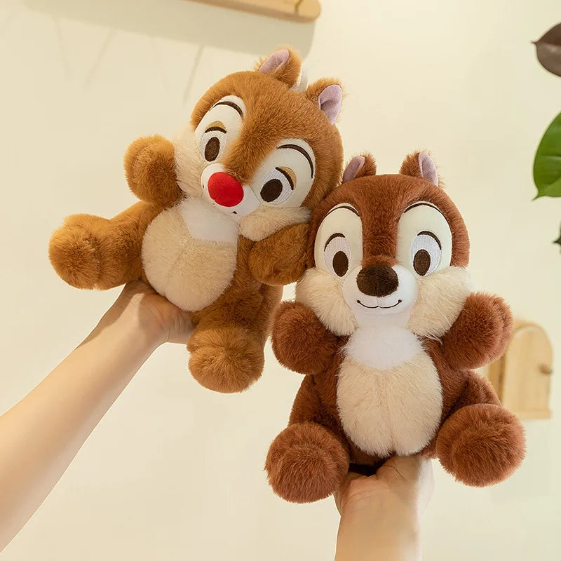 Chip 'n' Dale Squirrel Plush Toy 9.8in – Kawaii Stuffed Doll Gift