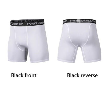 Men's Quick-Dry Compression Athletic Shorts – Moisture-Wicking Boxer Briefs