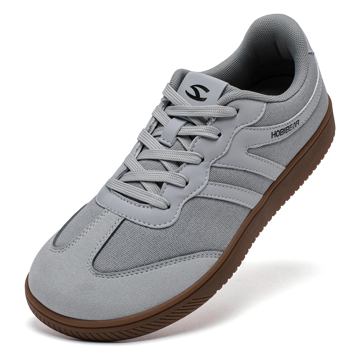 Wide Toe Minimalist Sneakers – Unisex Lace-Up Casual Walking Shoes