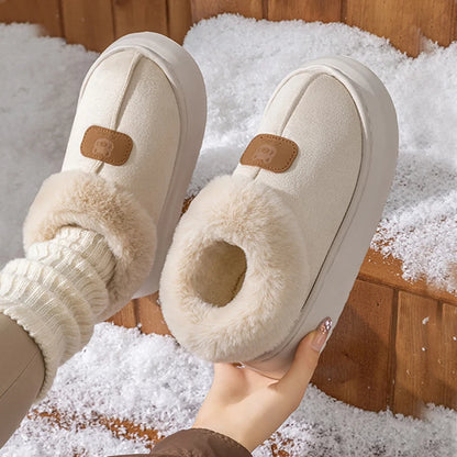 Winter Women S Indoor Slippers Warm Thick Sole Soft Comfortable Outdoor Non Slip Snow Boots Bedroom