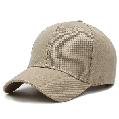 Plain Baseball Cap – Unisex Adjustable Snapback Dad Hat