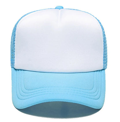 Custom Logo Mesh Trucker Hat – 5-Panel Snapback Baseball Cap for Men & Women