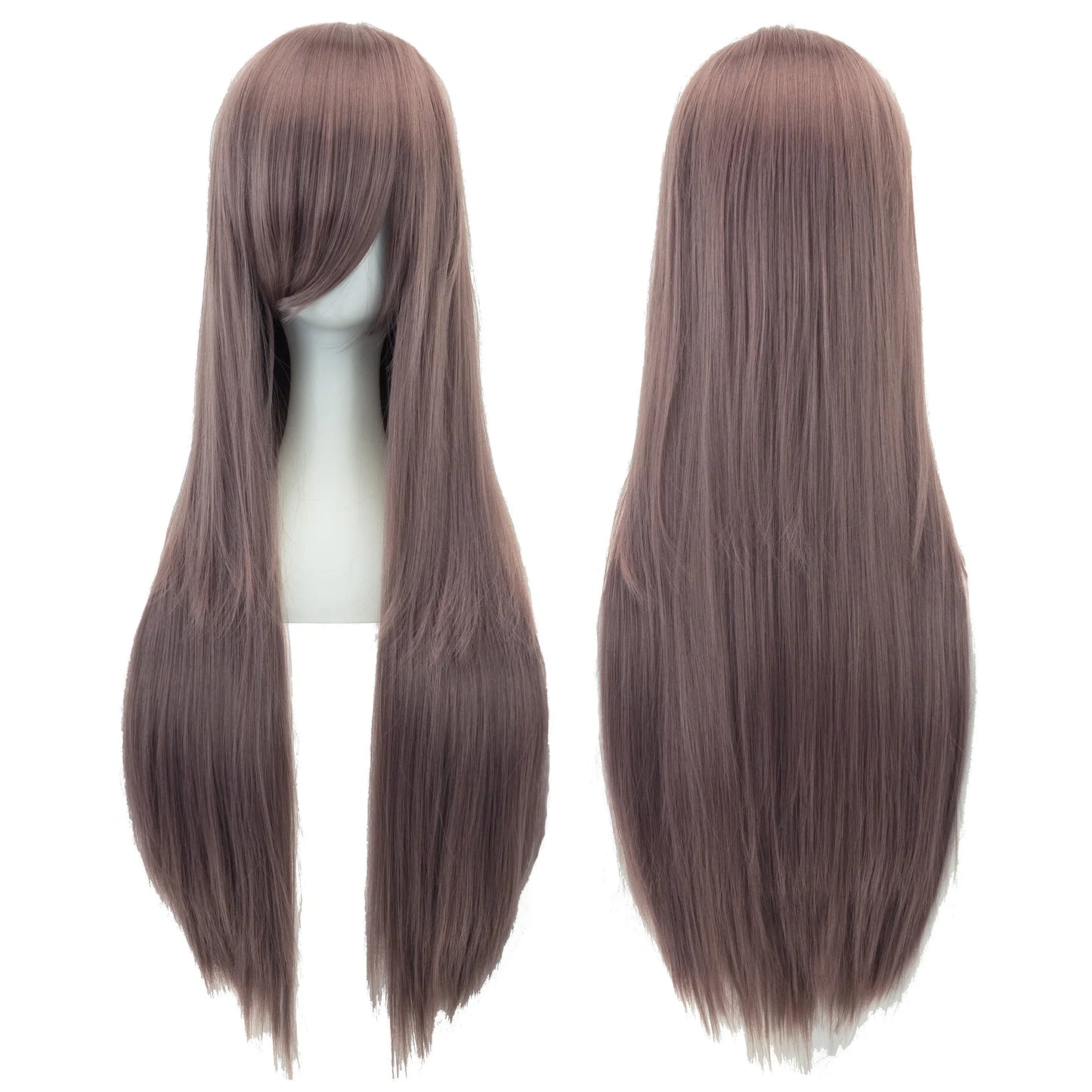Long Straight Cosplay Wig 80cm Synthetic Hair – 36 Colors