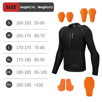 Men's Lightweight Motorcycle Riding Jacket with Armor Protection