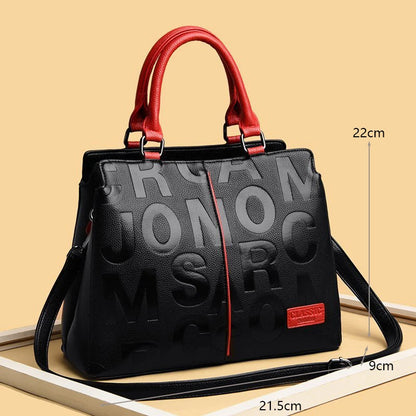 PU Leather Tote Handbag for Women – Large Capacity Crossbody Bag