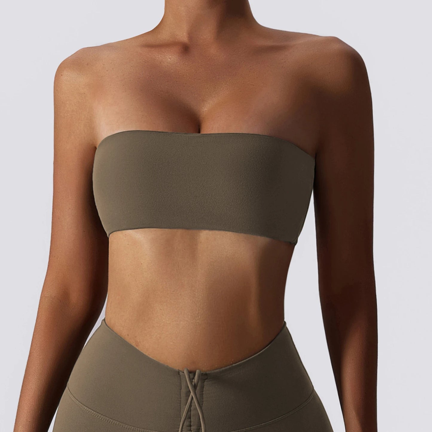 Strapless Sports Bra for Women – Quick-Dry Yoga Tube Top