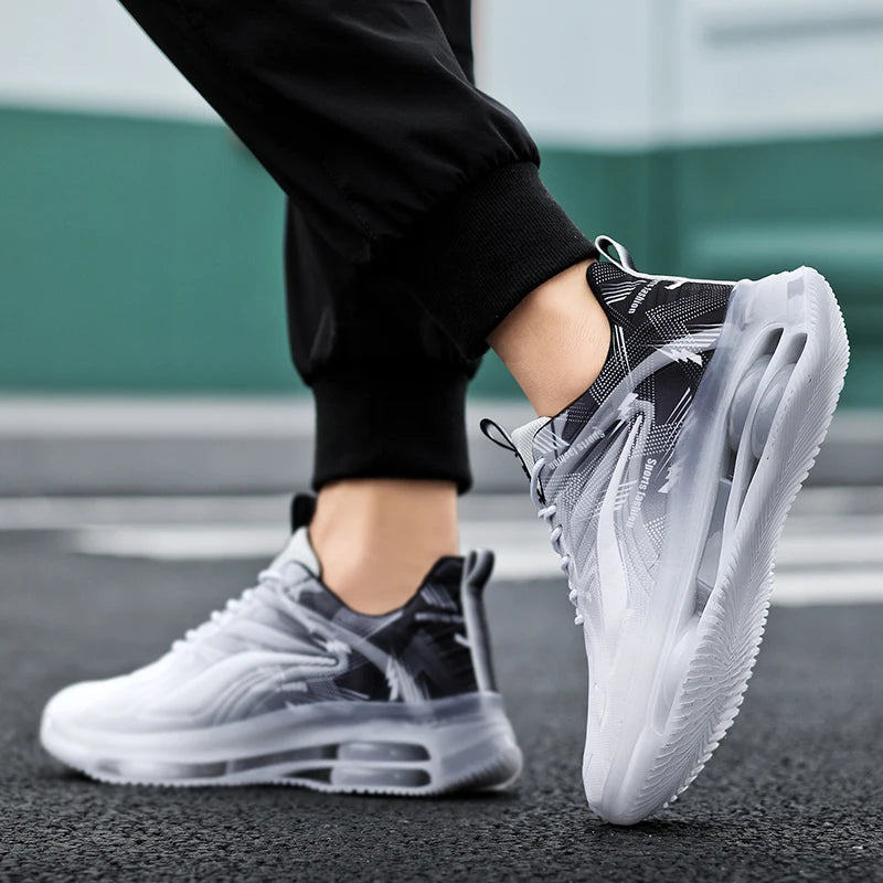 Men's Air Cushion Sneakers – Stylish Non-Slip Athletic Running Shoes