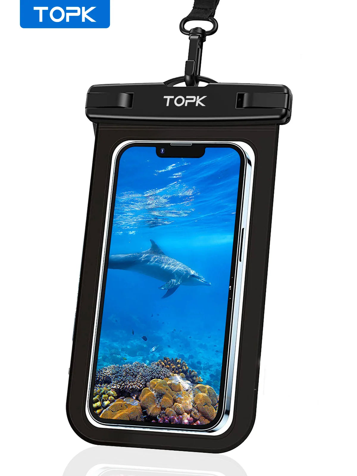 Universal Ipx8 Waterproof Phone Case Dry Bag Lanyard Iphone Samsung Up 7 0 Inch - Waterproof